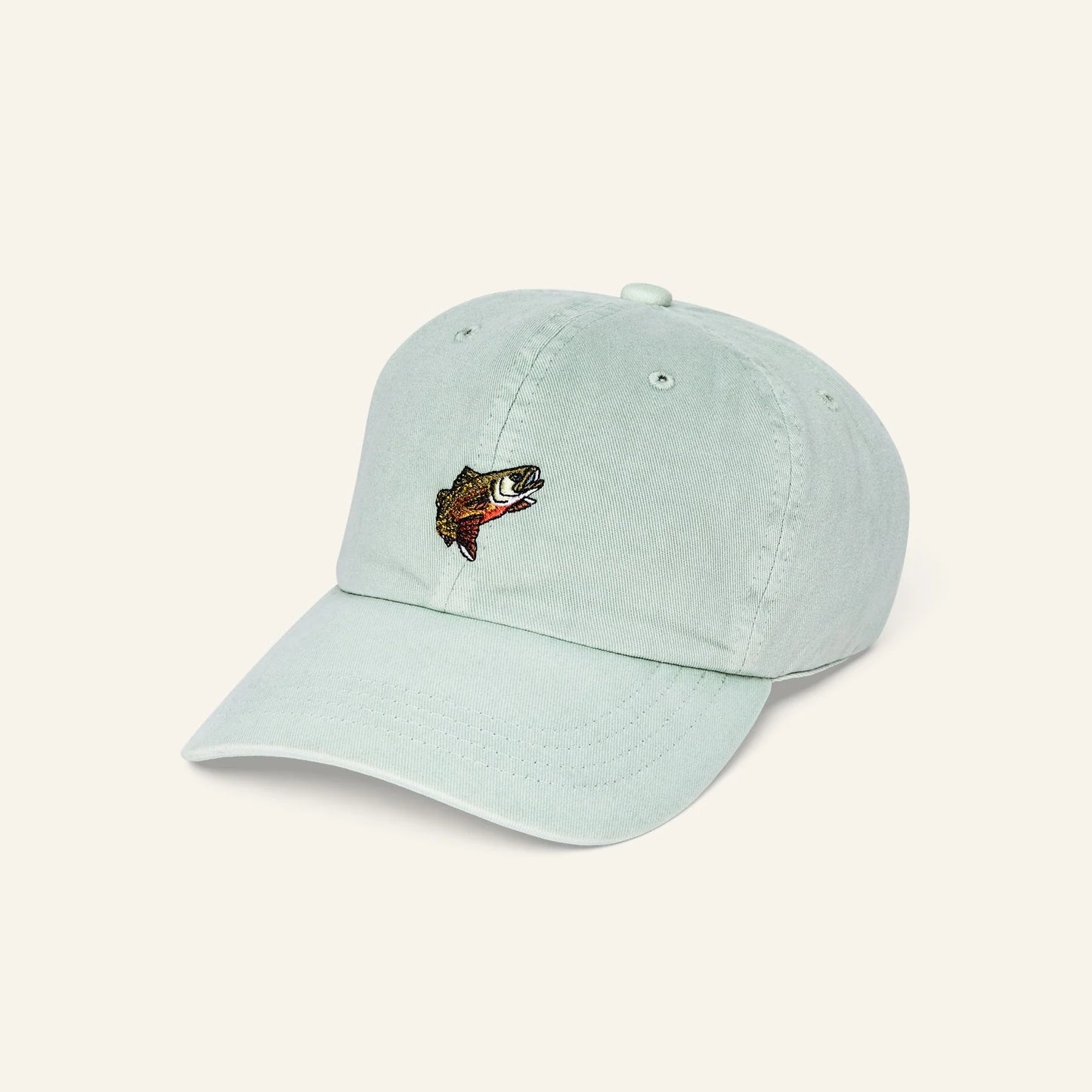 FILSON - WASHED LOW-PROFILE LOGGER CAP - MINT / TROUT