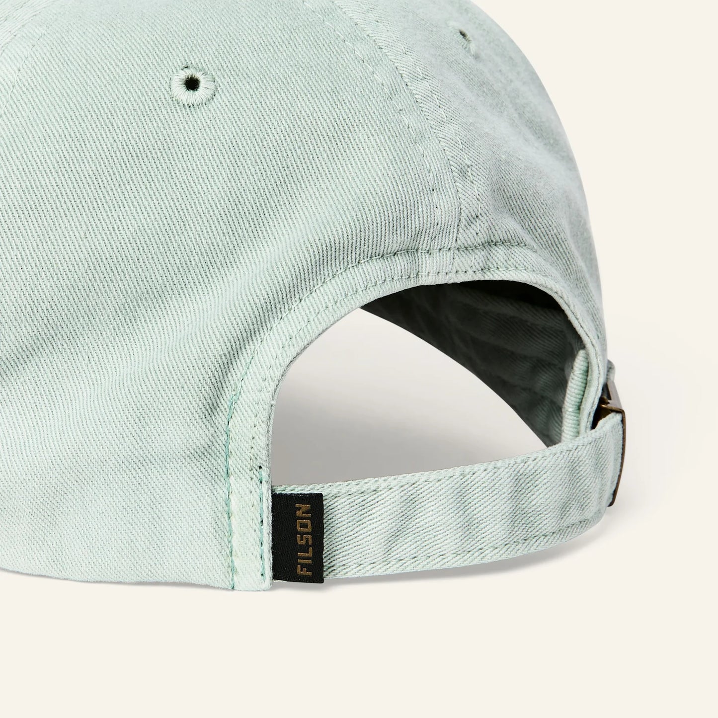 FILSON - WASHED LOW-PROFILE LOGGER CAP - MINT / TROUT