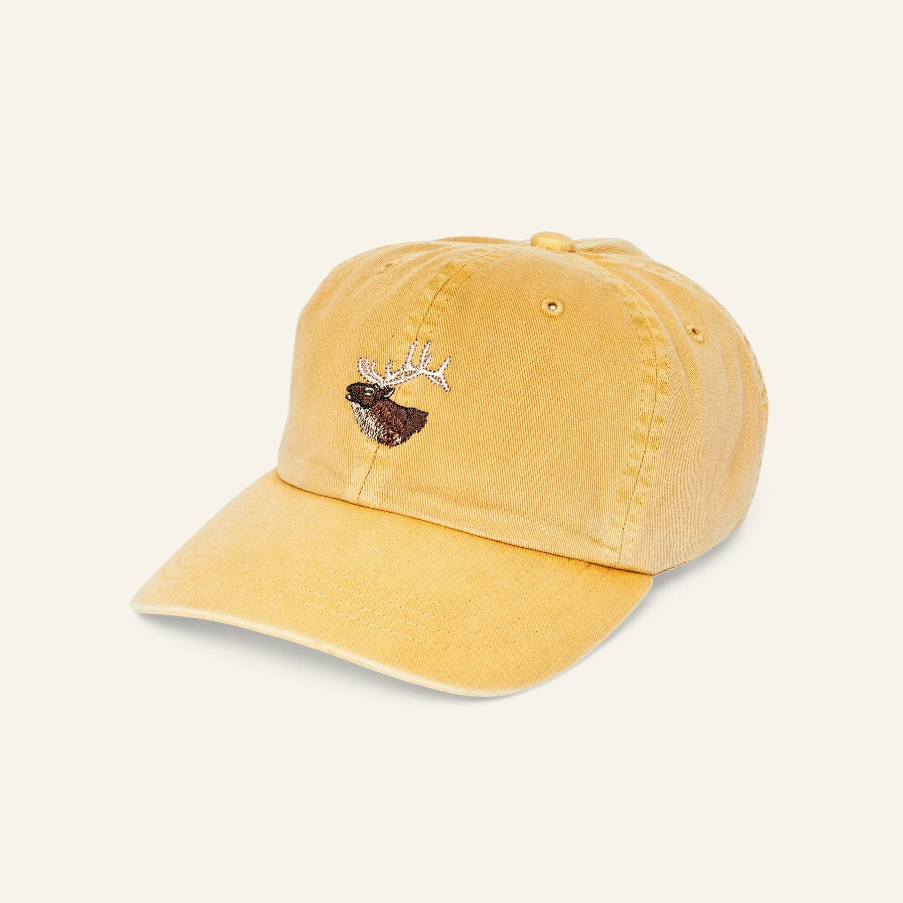 FILSON - WASHED LOW-PROFILE LOGGER CAP - LEMON / ELK