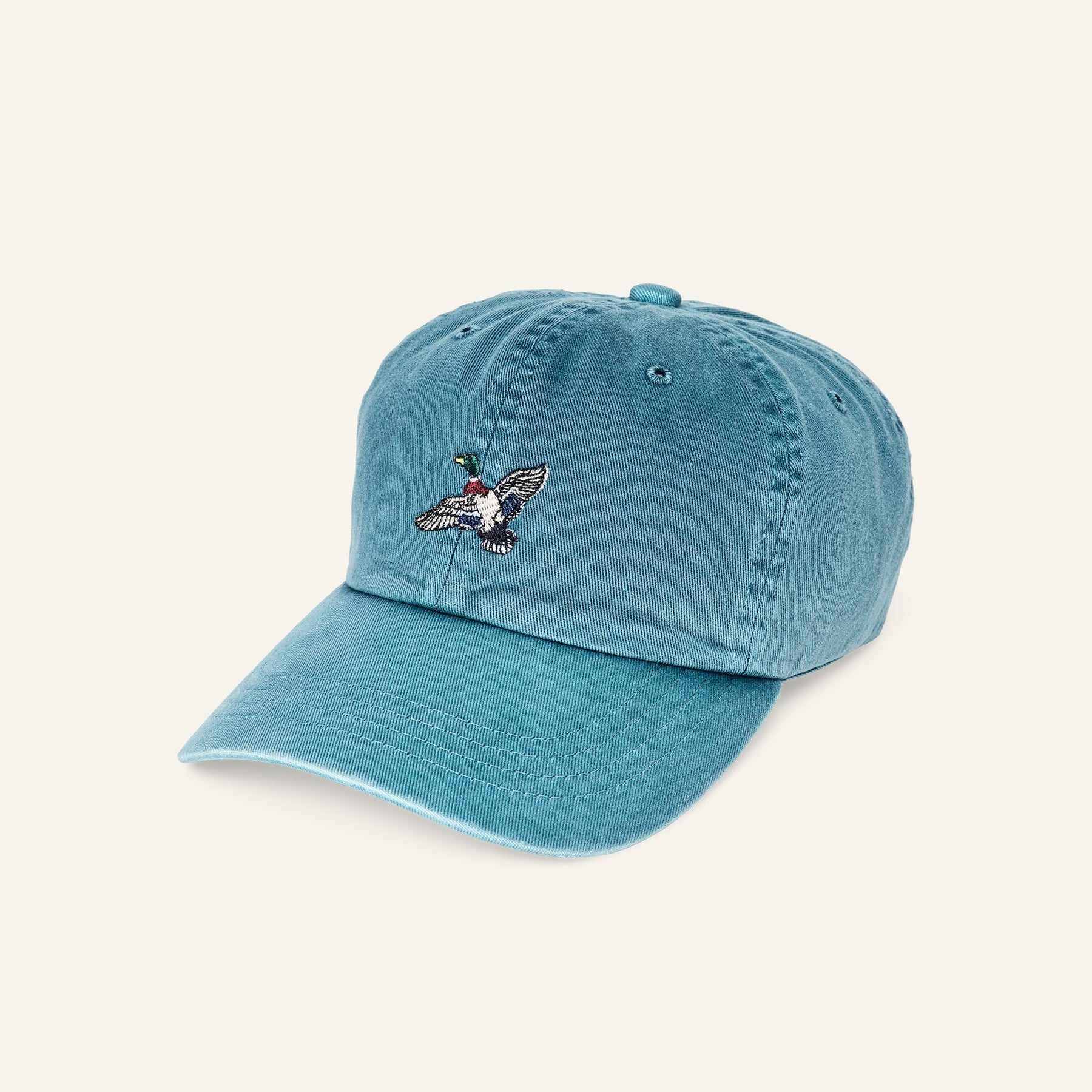 FILSON - WASHED LOW-PROFILE LOGGER CAP - SLATE / MALLARD