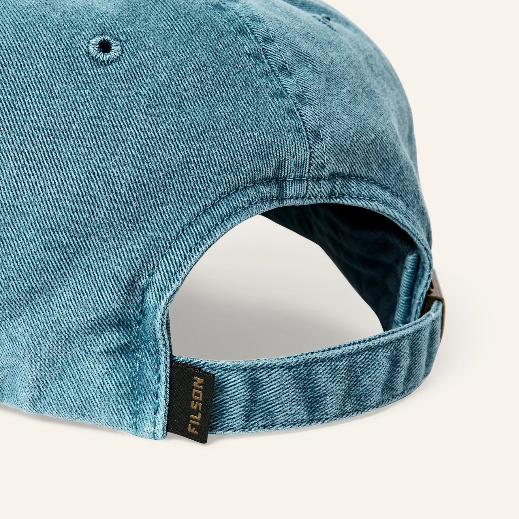 FILSON - WASHED LOW-PROFILE LOGGER CAP - SLATE / MALLARD