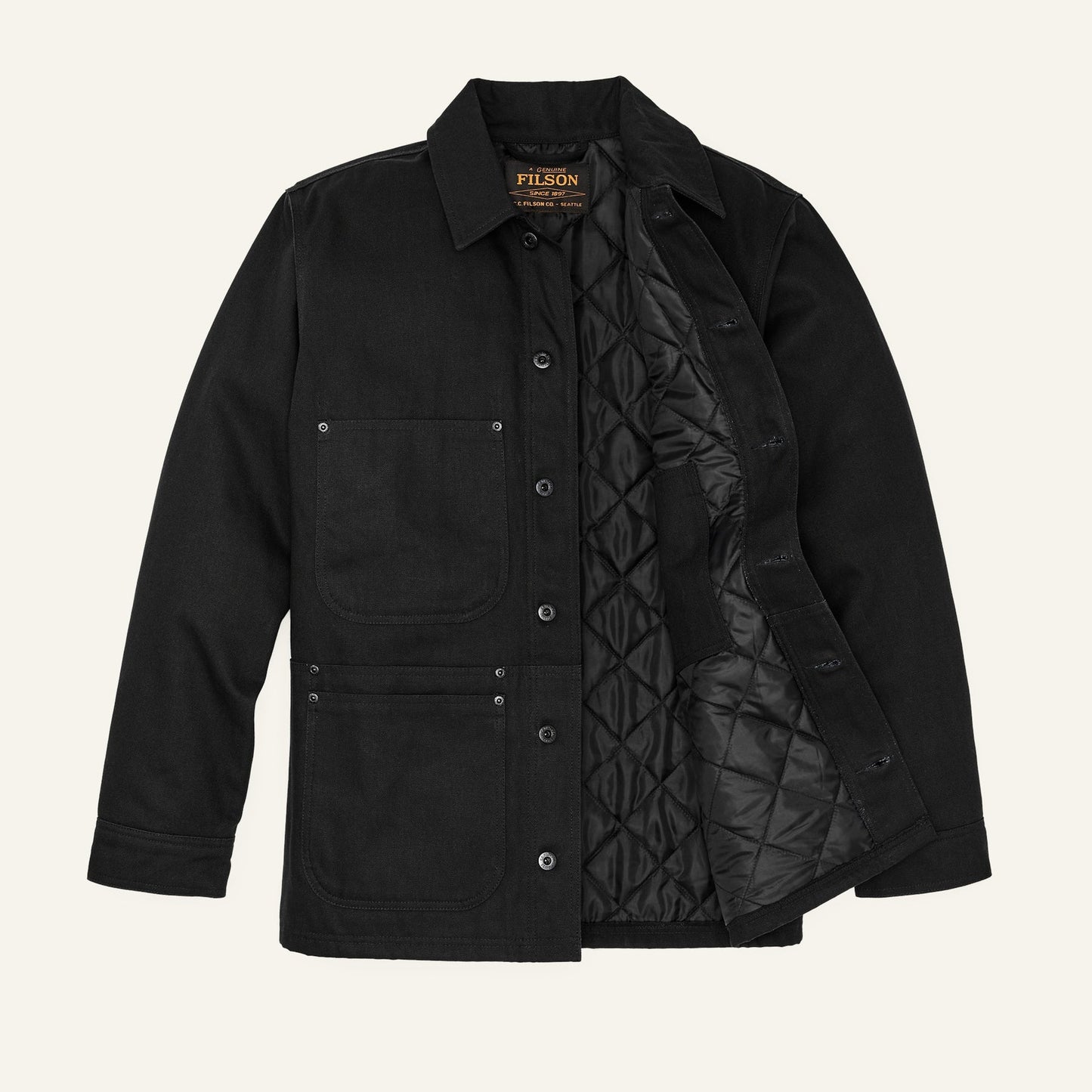 FILSON - WORKSMITH INSULATED JACKET - BLACK