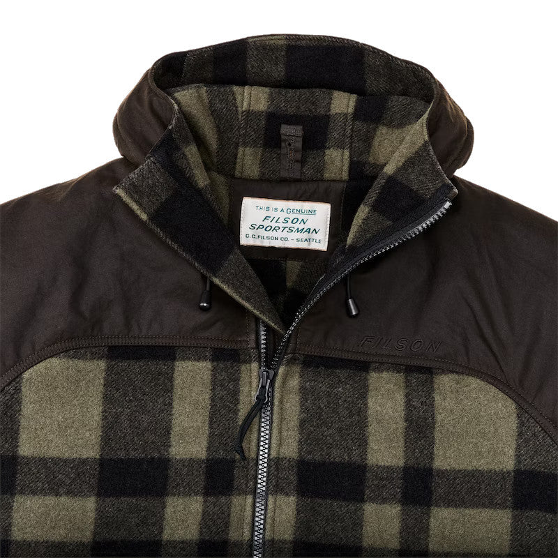 【期間限定SALE】FILSON - MACKINAW WOOL HUNTING JACKET - OTTER GREEN/BLACK HERITAGE PLAID