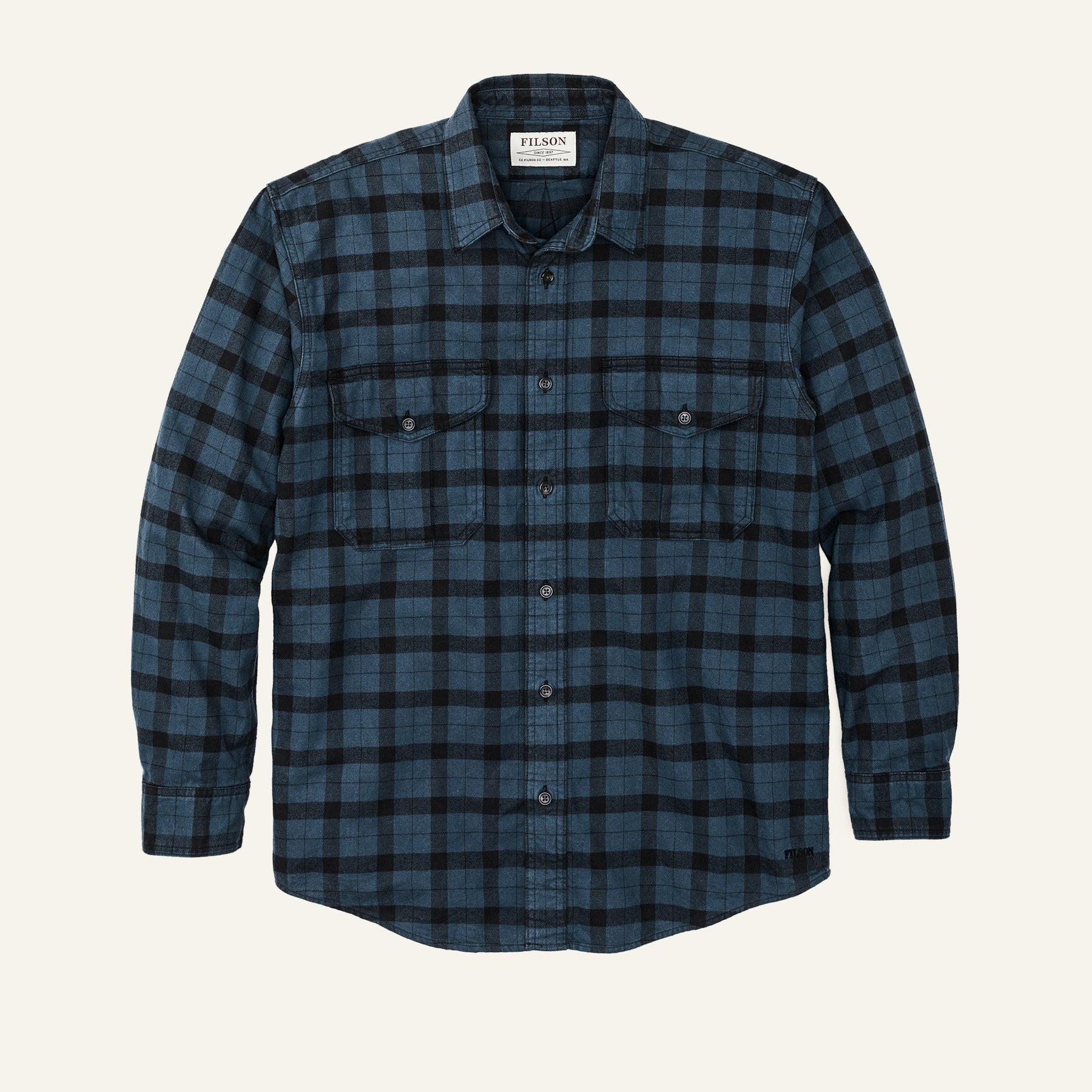 FILSON - ALASKAN GUIDE SHIRT - MIDNIGHT/BLACK