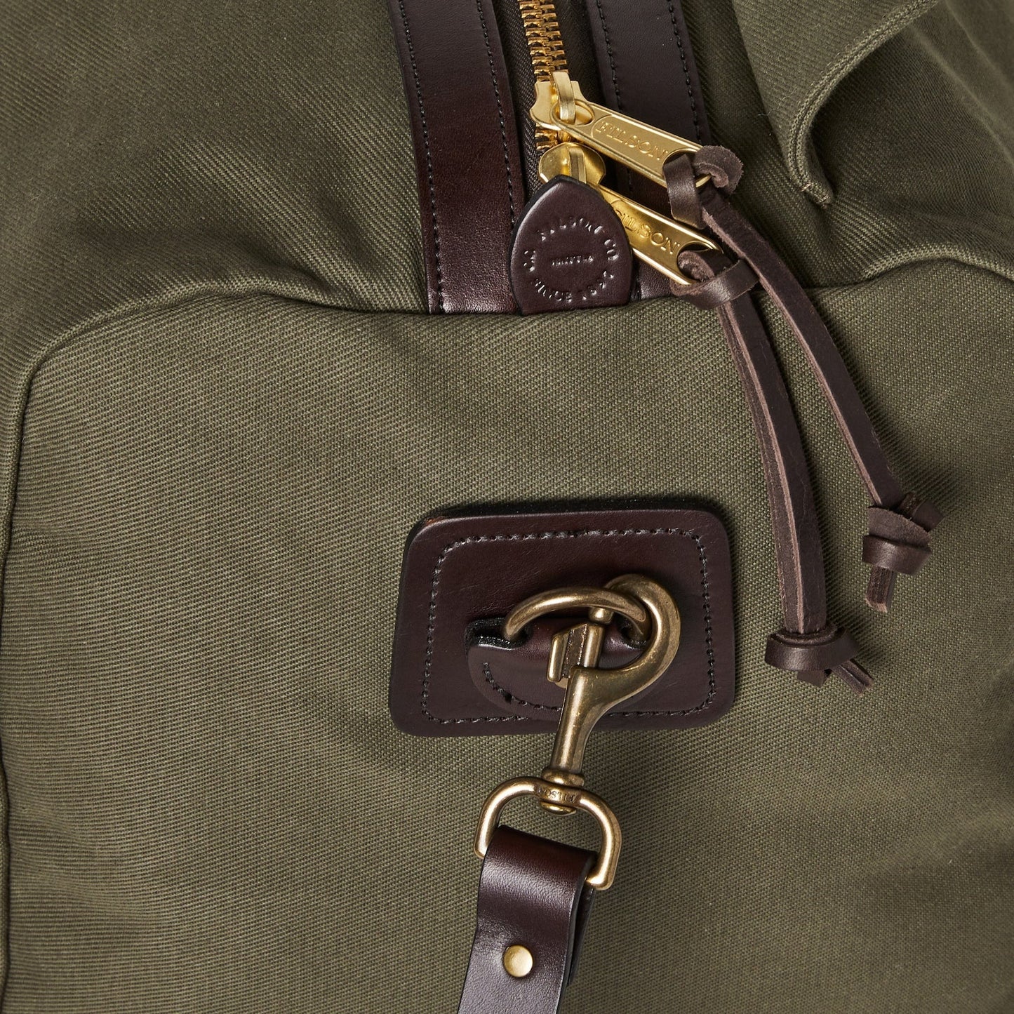 FILSON -MEDIUM RUGGED TWILL DUFFLE BAG - OTTER GREEN