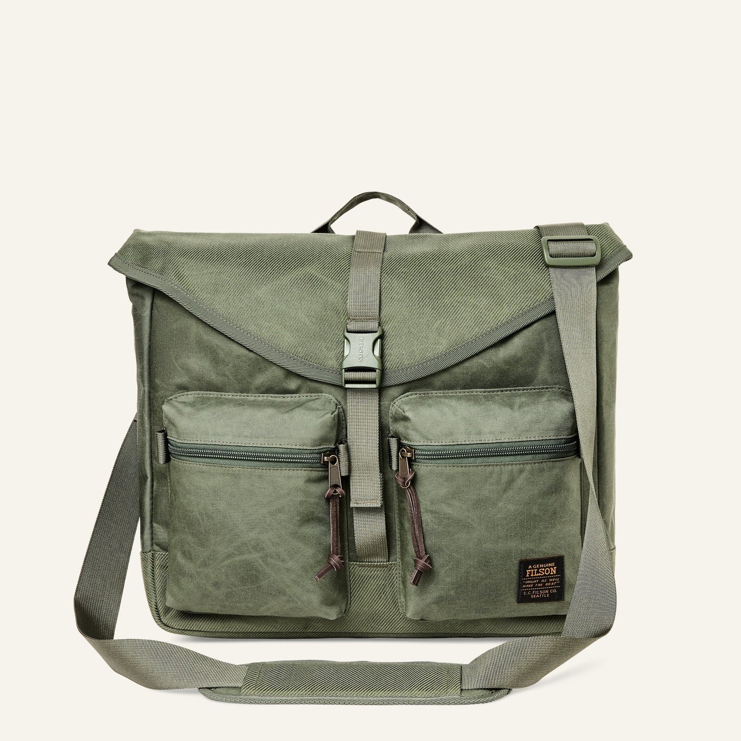 FILSON - SURVEYOR MESSENGER BAG - SERVICE GREEN