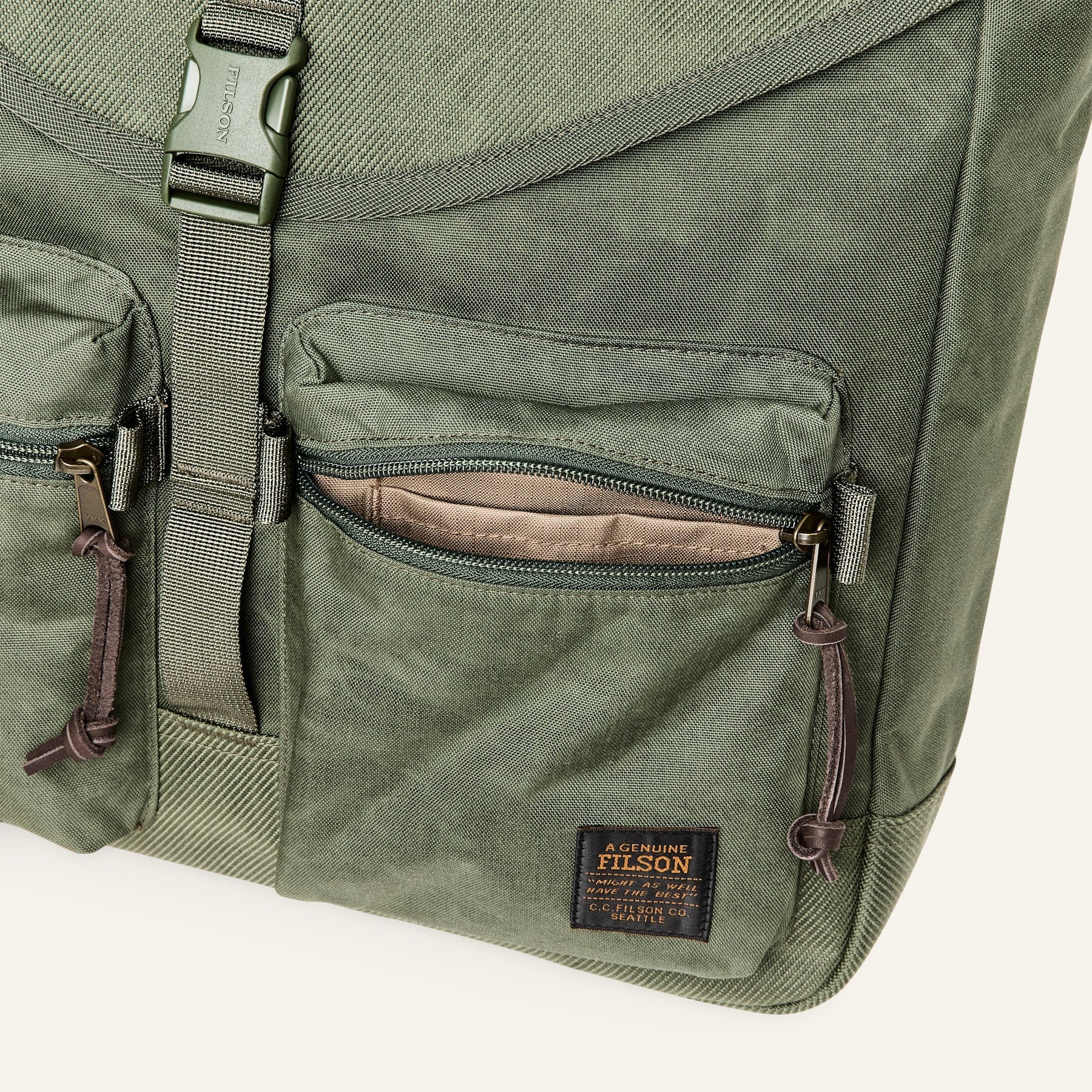 FILSON - SURVEYOR MESSENGER BAG - SERVICE GREEN