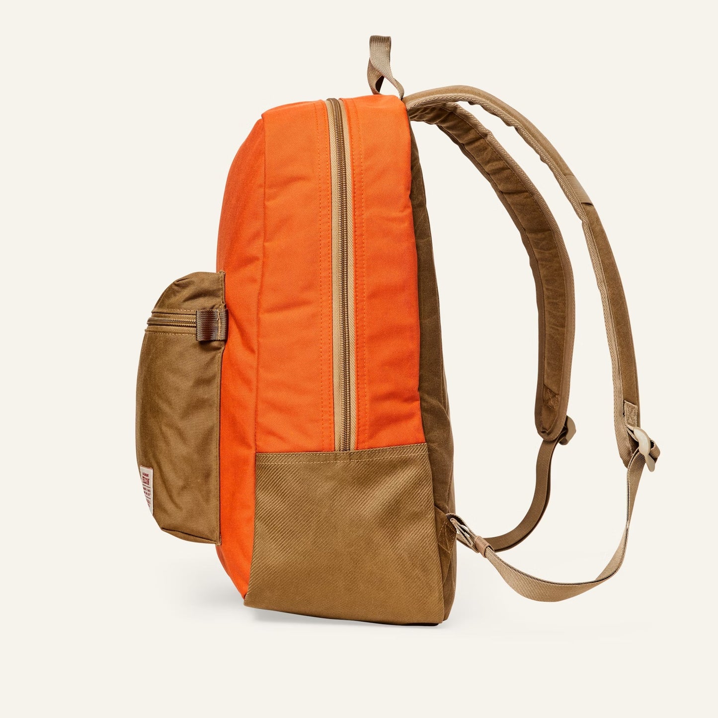 FILSON - SURVEYOR 25L BACK PACK - DARK TAN / FLAME