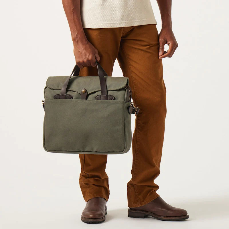 FILSON - RUGGED TWILL ORIGINAL BRIEFCASE - OTTER GREEN