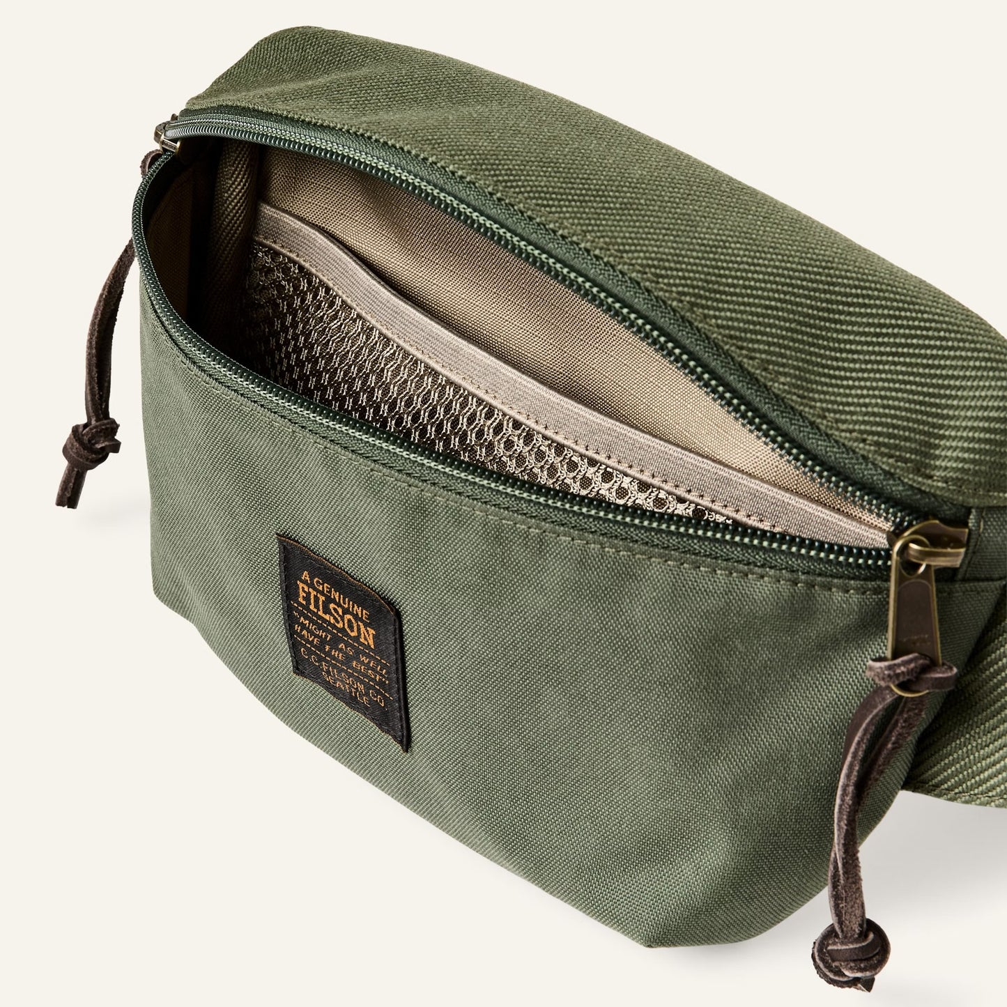 FILSON - SURVEYOR CROSSBODY PACK - SERVICE GREEN