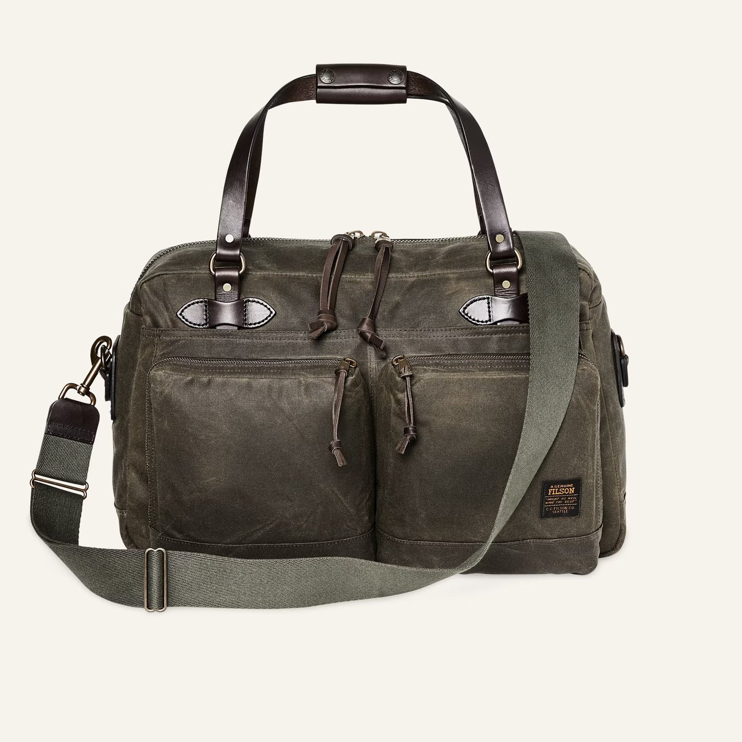 FILSON - 48 HOUR TIN CLOTH DUFFLE BAG - OTTER GREEN