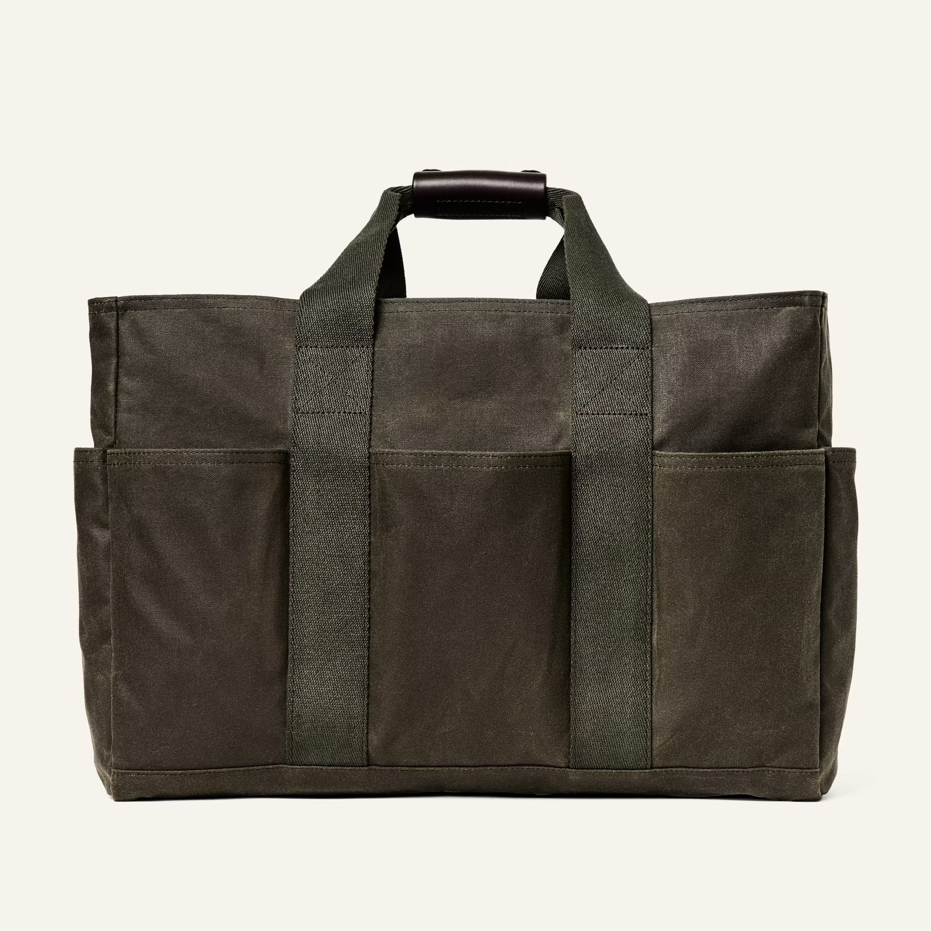 FILSON - TIN CLOTH OPEN SUPPLY TOTE - OTTER GREEN