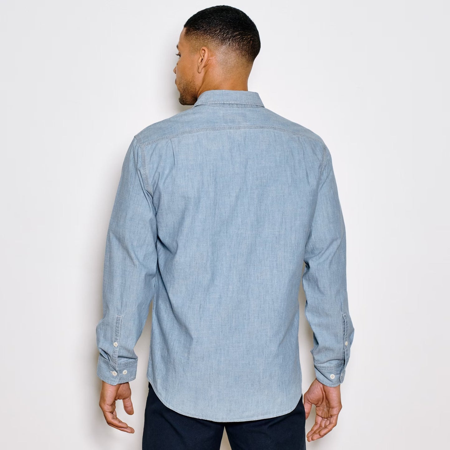 FILSON - CHAMBRAY CPO SHIRT - LIGHT INDIGO CHAMBRAY