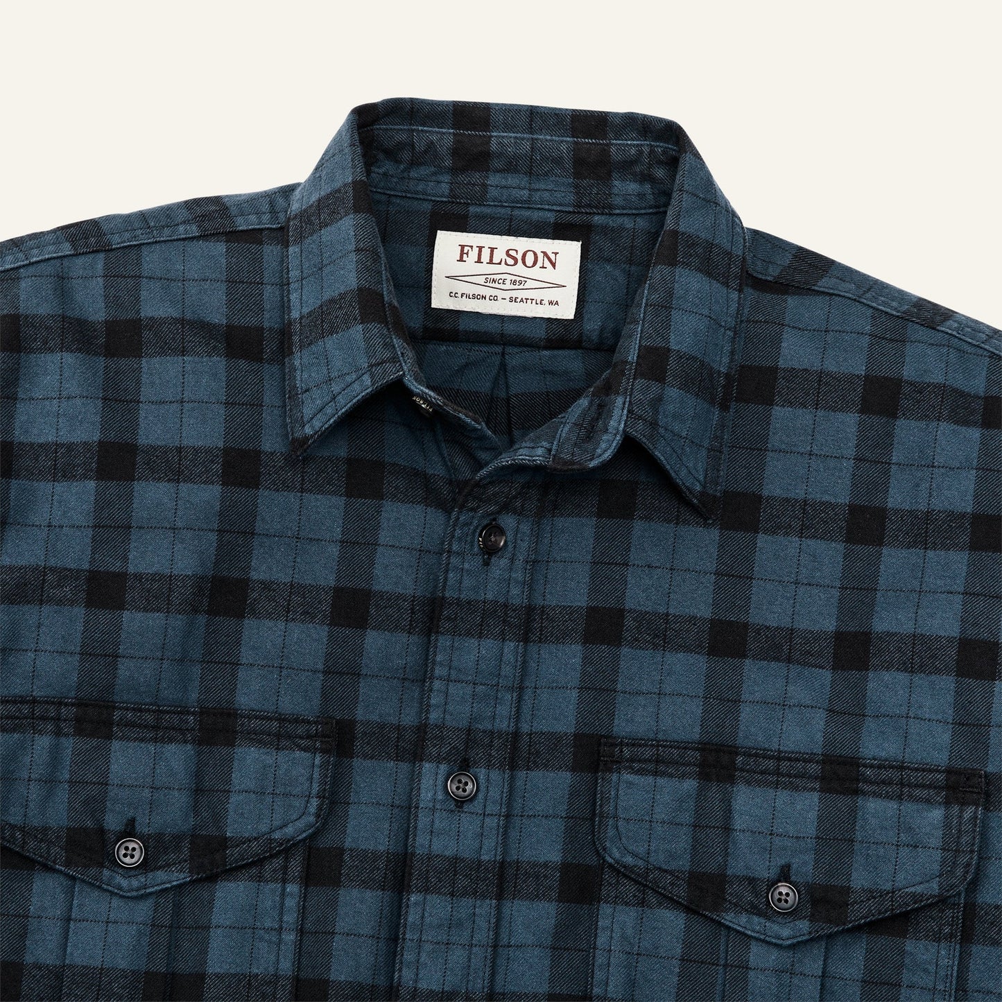 FILSON - ALASKAN GUIDE SHIRT - MIDNIGHT/BLACK