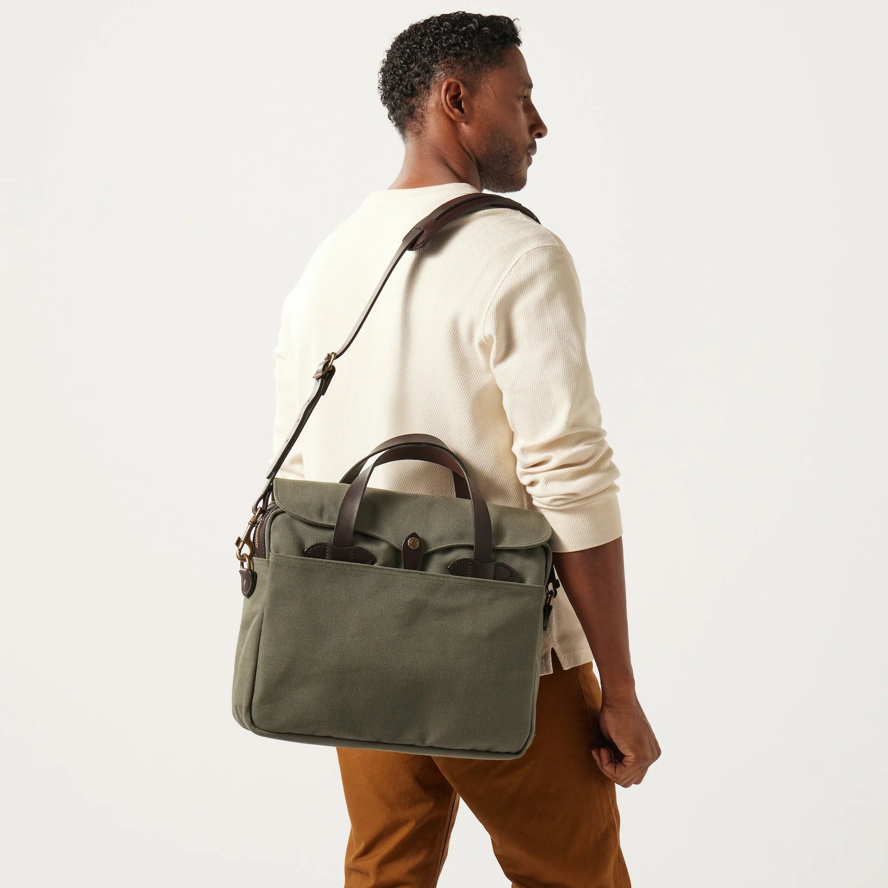 FILSON - RUGGED TWILL ORIGINAL BRIEFCASE - OTTER GREEN