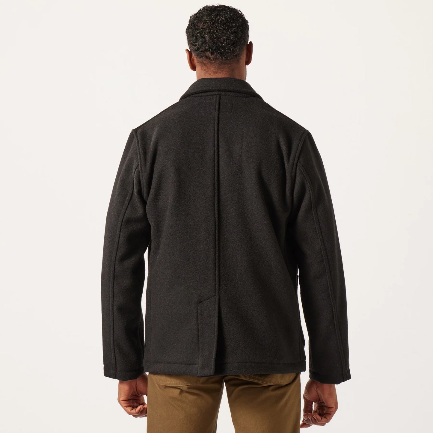 FILSON - MACKINAW WOOL BLAZER - BROWN BLACK TWILL