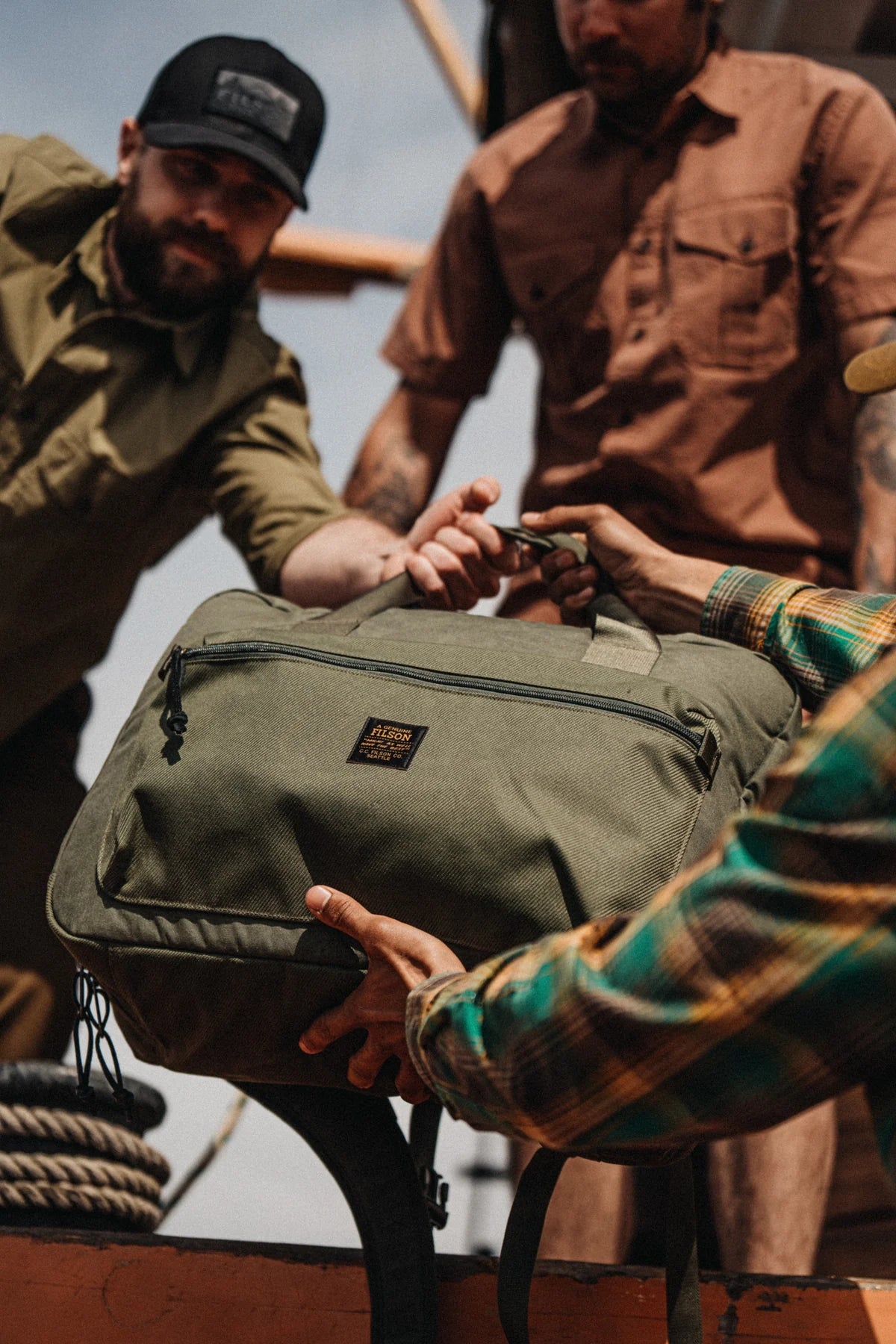 FILSON - SURVEYOR PULLMAN PACK - SERVICE GREEN