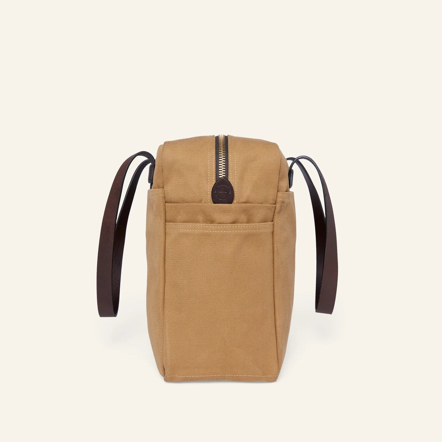 FILSON - RUGGED TWILL TOTE BAG WITH ZIPPER - TAN