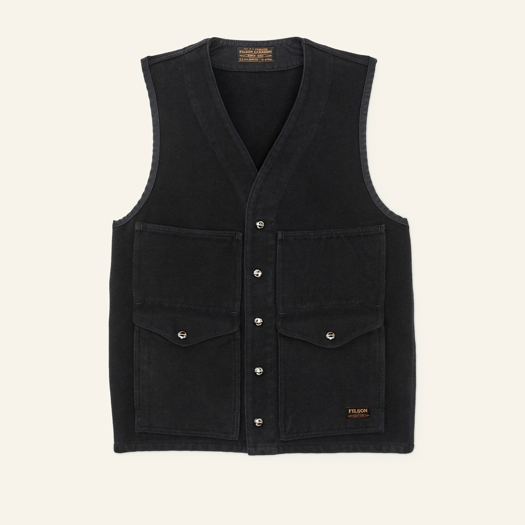 FILSON - BEARTOOTH CRUISER VEST - ANTHRACITE