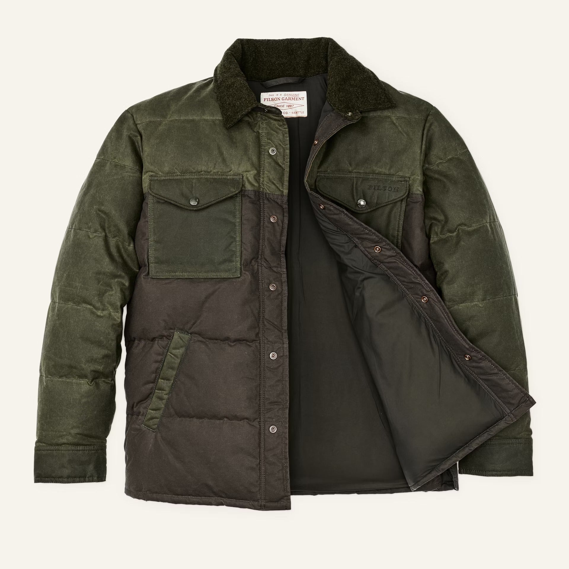 FILSON - DOWN JAC SHIRT - OTTER GREEN