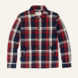 FILSON - DEER ISLAND RANCH COAT - NAVY RED MULTI PLAID