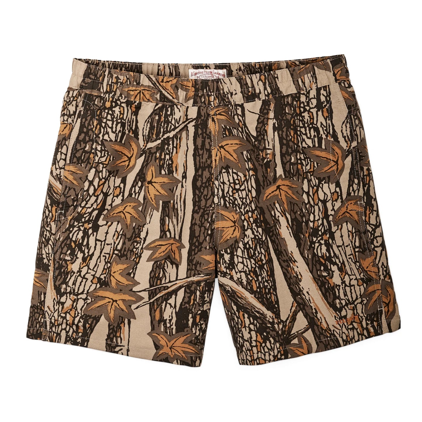 FILSON - COOPER LAKE TRUNKS - MAPLE BARK CAMO/TAN