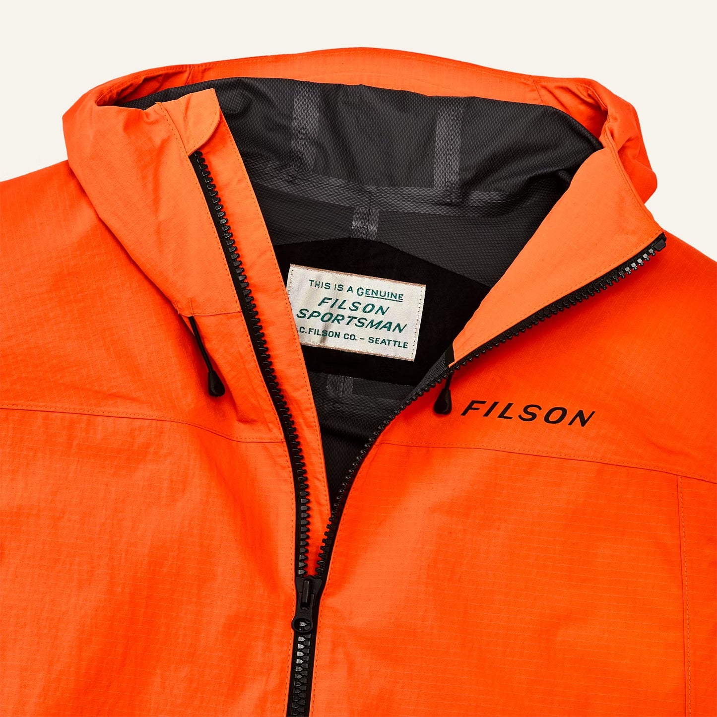 FILSON - SWIFTWATER RAIN JACKET - BLAZE ORANGE