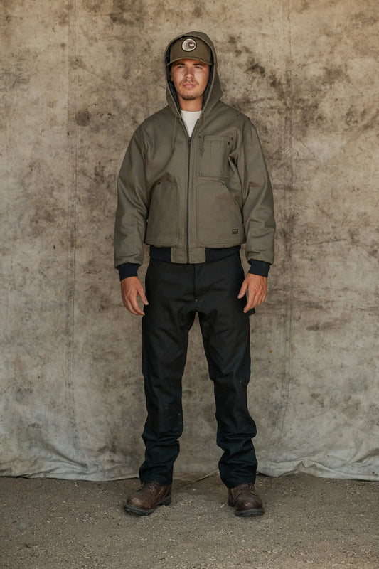 FILSON - WORKSMITH INSULATED BOMBER JACKET - TARMAC