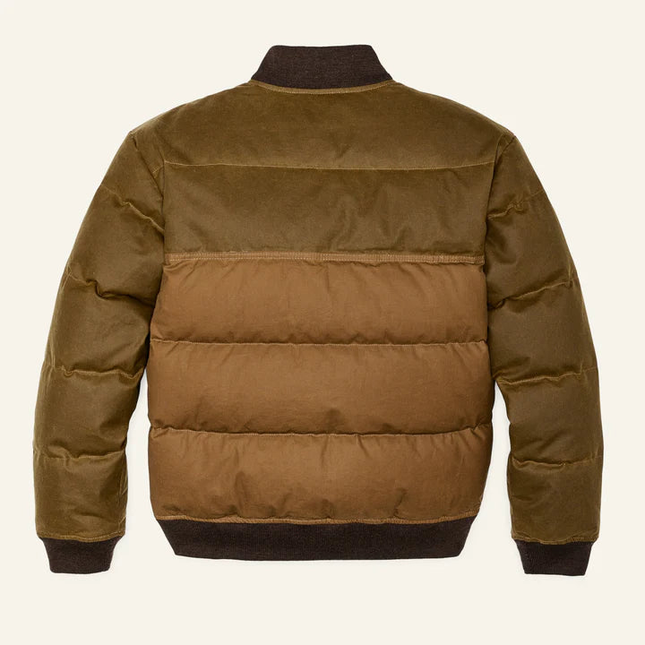 FILSON - DOWN BOMBER JACKET - DARK TAN