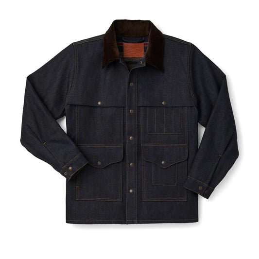 FILSON - LINED DENIM CRUISER JACKET - RAW DENIM