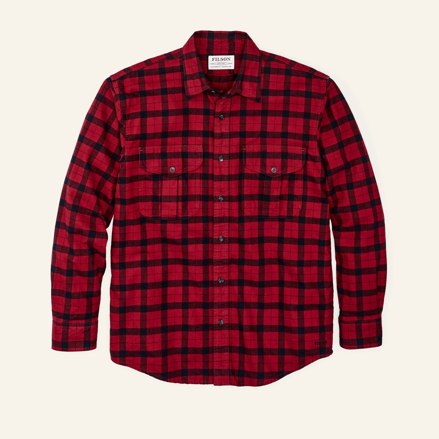 FILSON - ALASKAN GUIDE SHIRT - RED/BLACK