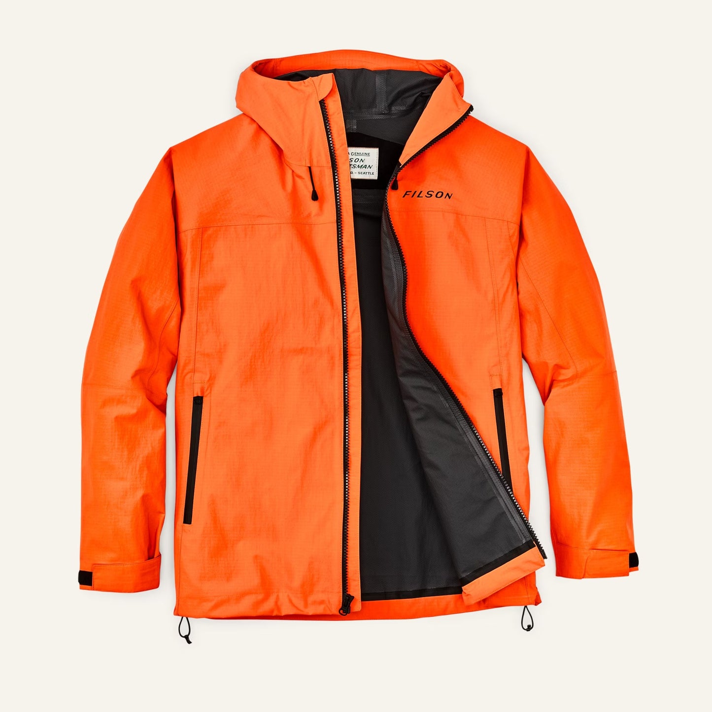 FILSON - SWIFTWATER RAIN JACKET - BLAZE ORANGE