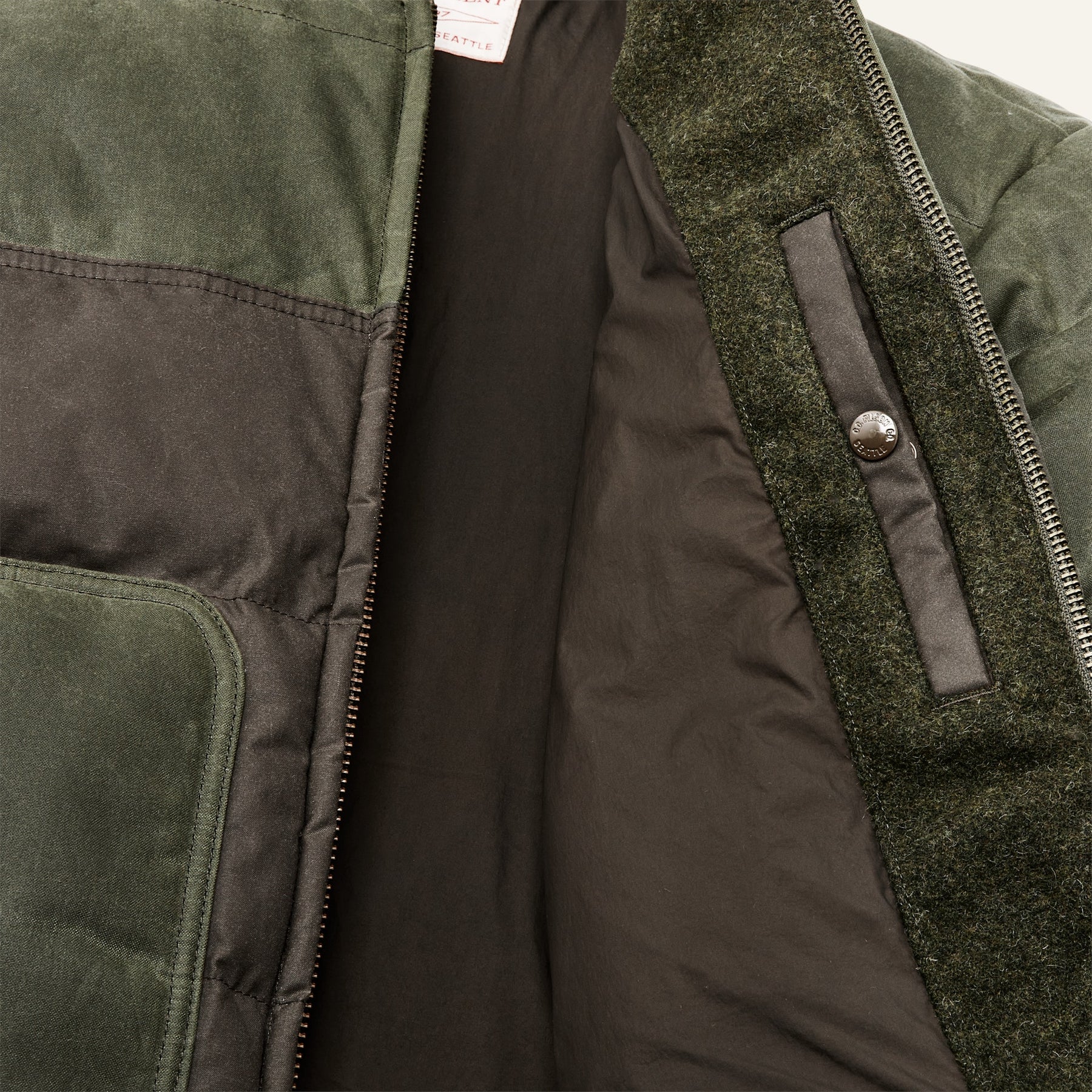 FILSON - DOWN BOMBER JACKET - OTTER GREEN