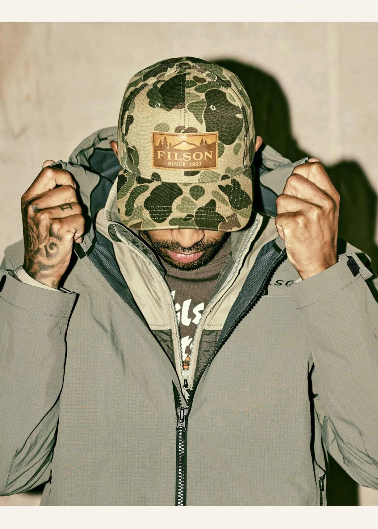 FILSON - LOGGER CAP - CAMO/SCENIC