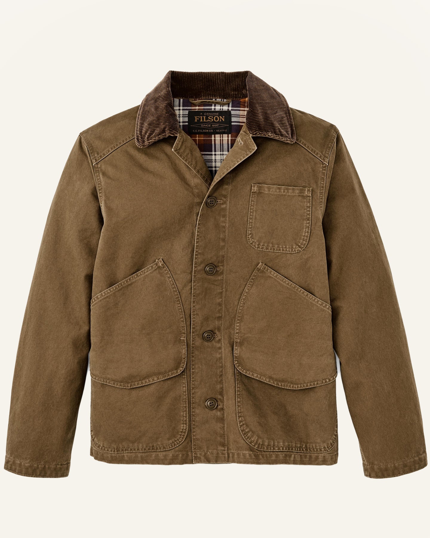 FILSON - CANVAS OUTFITTER JACKET - KANGAROO