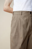 HACKNEY UNION WORKHOUSE - GILSTON CROPPED TROUSER - BEIGE