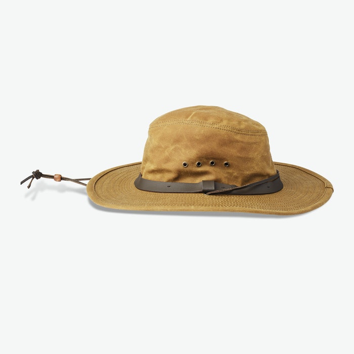 FILSON - TIN BUSH HAT DARK TAN - OIL FINISH