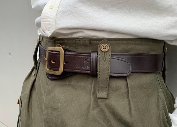 Nigel Cabourn - GARRISON BELT - PEAT LABEL