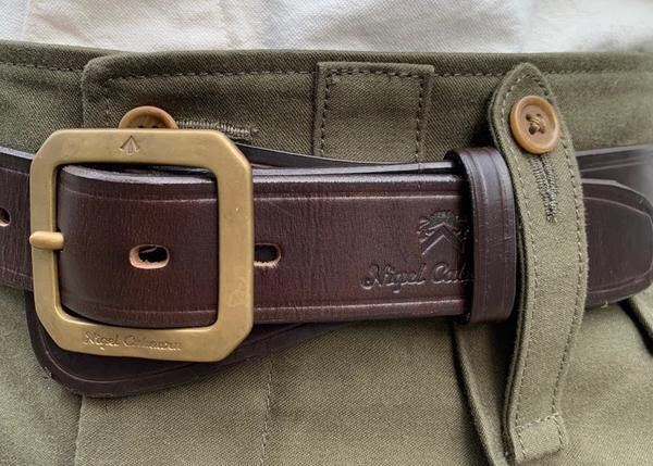 Nigel Cabourn - GARRISON BELT - PEAT LABEL