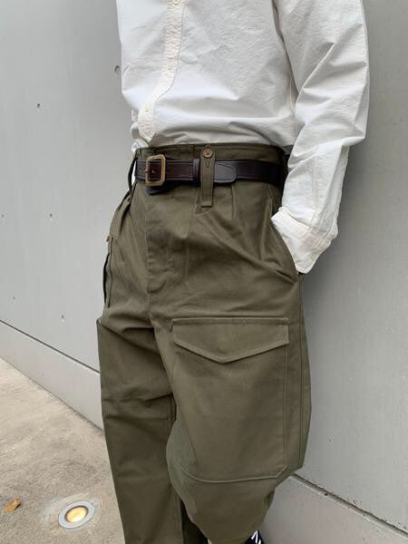 Nigel Cabourn - GARRISON BELT - PEAT LABEL