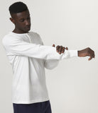 Merz b.Schwanen - 206 - LONG SLEEVE HENLEY NECK - WHITE