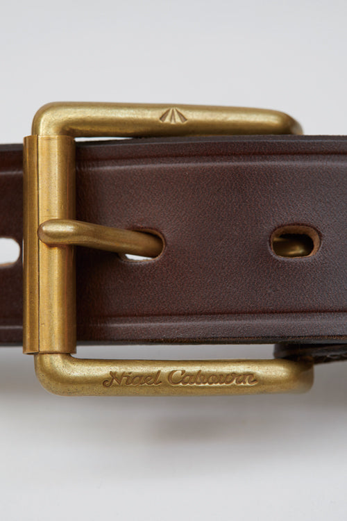 Nigel Cabourn - MAIN LINE 40s ARMY BELT - PEAT LABEL