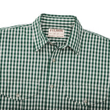 FILSON - WASHED FEATHER CLOTH SHIRT - SILVER PINE CHECK