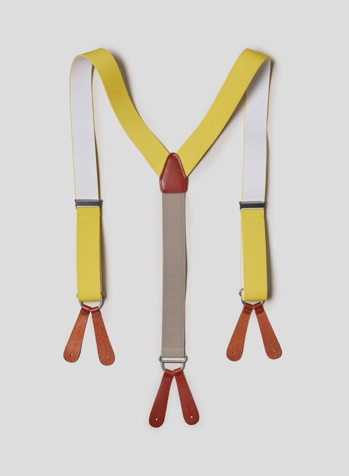 Nigel Cabourn - BRACES IN YELLOW - AUTHENTIC LINE
